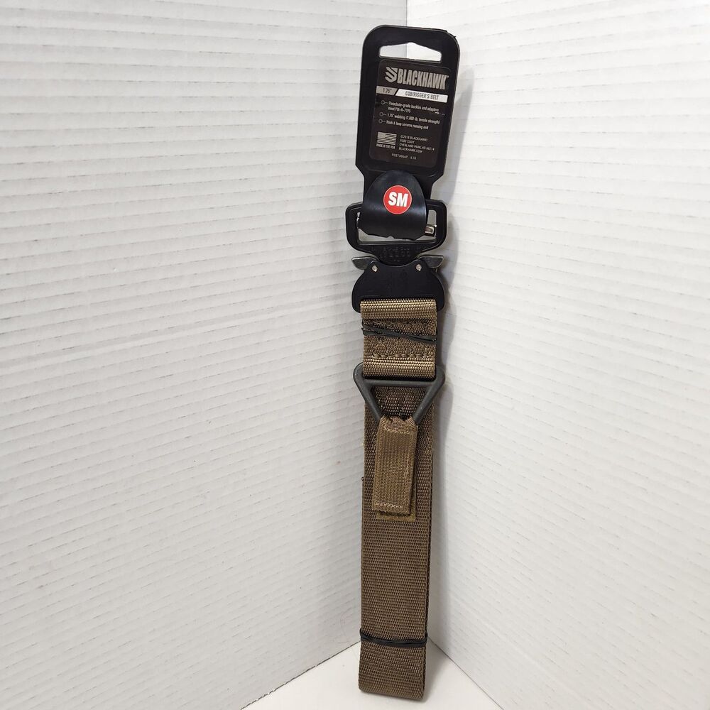 Blackhawk Tactical Rigger's Belt Cobra Buckle 41CQ11DE Coyote Tan Small Fits 34"